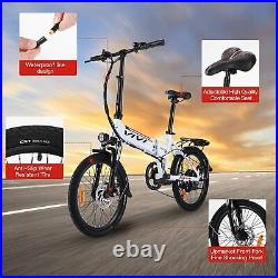 Electric Bikes Mountain Bike 20inch Folding Ebike E-Citybike Bicycle 350W 30km/h