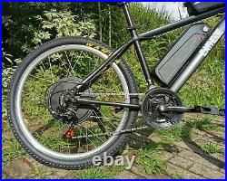 Electric Mountain Ebike 500w, 10Ah Lithium Battery, 26mph! CATHODE Made In UK
