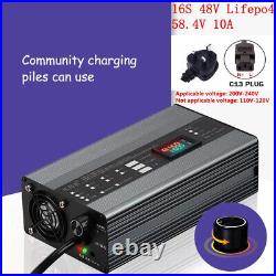 Fast Charge Li-ion LiPo Lifepo4 Lithium Battery Charger Curren Adjust 1A-10A SUK