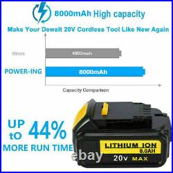 For DeWalt Battery 18V 9.0Ah Li-ion XR Slide DCB182 DCB184 DCB200 DCF887 6.0AH
