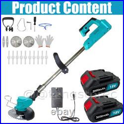 For Makita 18v Lithium Ion Cordless Grass Line Trimmer Strimmer Battery/Charger