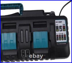 For Makita DC18SF RCT 14.4-18v LXT Li-ion Dual 4 Port High&FAST Battery Charger