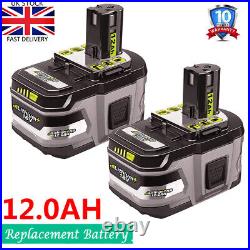 For RYOBI P108 8Ah 9Ah 12Ah 18V Plus High Capacity Battery 18 Volt Lithium-ion