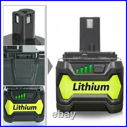 For RYOBI P108 ONE Plus 5.5Ah 9Ah 12Ah 18V Lithium-Ion Battery P104 P107 P109 UK