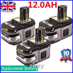 For RYOBI P108+ Plus 8Ah 12Ah 18V Lithium-Ion Battery RB18L50 RB18L40 P104 P107