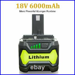 Genuine Battery &Charger For RYOBI P108 18V One+ Plus High Capacity Lithium-ion
