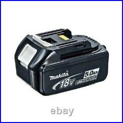 Genuine Makita 18V 5.0Ah LXT Lithium Battery BL1850 + DC18RC Fast Charger