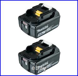 Genuine Makita 2x BL1850B LXT 18v 5.0Ah Lithium-Ion Battery Indicator Twin Pack