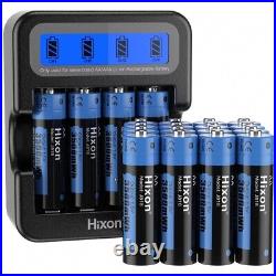 Hixon AA Batteries 1.5V AA Rechargeable Lithium Batteries 3500mWh High Capacity