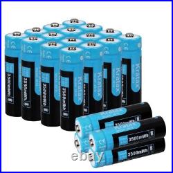 Kratax 1.5V Rechargeable Lithium AA AAA Batteries &AA Li-Ion Battery Charger LOT