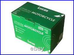 LUCAS Li-Ion Lithium Motorbike Battery LLM14BL REPLACES YB12ALA, YB14LA, YB14LB