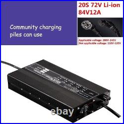 Lifepo4 Li-ion Lithium Battery Charger Fast Charger Curren Adjust 12A 8A ASUK