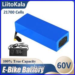 LiitoKala 60V 40Ah 30Ah Li-Ion Battery for Scooter Electric Bike Motor Ebike