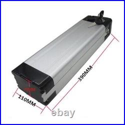 Lithium Ion Li-ion Battery 36V Rechargeable Electric E Bike Bicycle Silver Fish