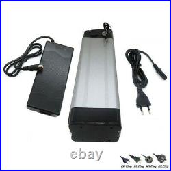 Lithium Ion Li-ion Battery 48V Rechargeable Electric E Bike Bicycle Silver Fish