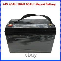 Lithium Iron Phosphate LiFePO4 Battery 24V Electric E Bike Kayak Scooter Pack
