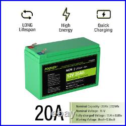 Lithium-ion 20Ah 12V Battery Charger kit for Scooter Baitboat Pigeon Magnet