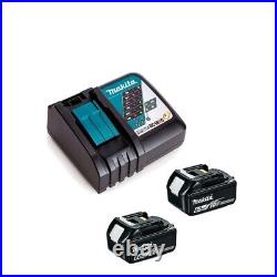 Makita BL1860 18v 2 x LXT 6.0ah Lithium-Ion Batteries + DC18RC Charger
