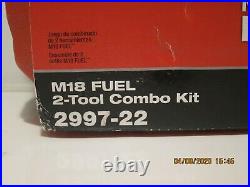 Milwaukee 2997-22 M18 FUEL 18V 2-Tool Hammer Drill/Impact Combo Kit NISB F/SHIP