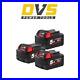 Milwaukee 3 x M18B5 Red Lithium-Ion 18V 5Ah Battery Triple Pack