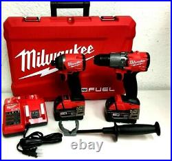 Milwaukee FUEL M18 2997-22 18-Volt 2-Tool Hammer Drill/Impact Driver Kit, N