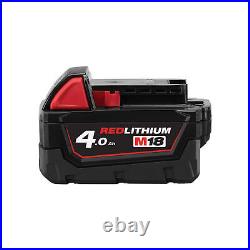Milwaukee M18B4 4.0Ah Red Lithium-Ion Battery Twin Pack