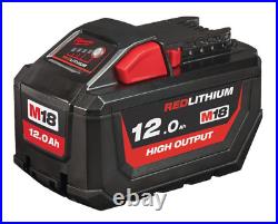 Milwaukee M18HB12 18v M18 12.0Ah Li-ion RED LITHIUM-ION High Output Battery