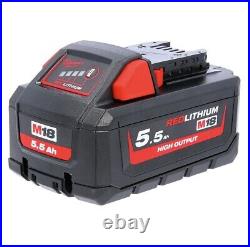 Milwaukee M18HB5.5 18V High Output 5.5Ah Red Lithium-Ion Battery
