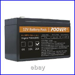 NCM 20A 12V Battery Lithium BMS Deep Cycle 220W Backup Li-ion 12v Charger