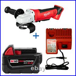 New Milwaukee M18 Cordless 4-1/2 Cut-off / Grinder Battery 48-11-1850 Charger