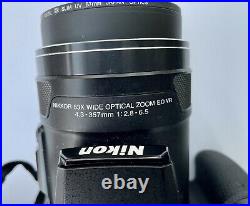 Nikon COOLPIX P900 16.0MP Digital Camera Black Boxed, 3 batteries & Ext charger