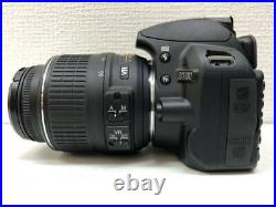 Nikon D3100 14.2 MP DSLR Camera Kit with AF-S DX VR 18-55mm Lens Battery Charger