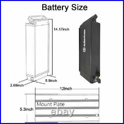 Rear Rack Ebike Battery 48V 1000W Lithium Ion Electric Bicycle Battery 48V 15Ah