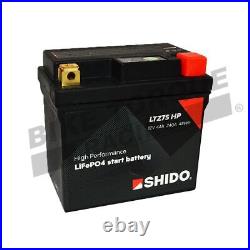 Shido LTZ7S High Perf Lithium Ion Battery to fit Yamaha WR 450F 2003-2022