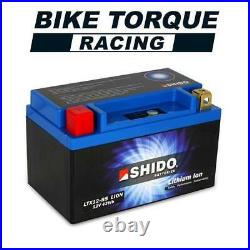 Shido Lithium Ion Battery 80% Lighter than Lead Acid Replaces YTX12-BS