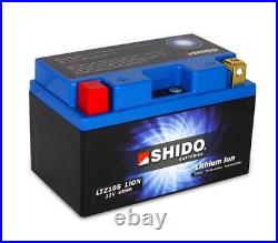 Shido Lithium Ion Lightweight Motorcycle Battery Replaces Ytz10s