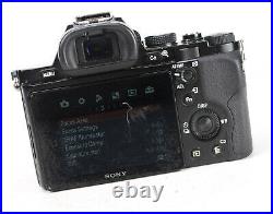 Sony A7 24.3MP Mirrorless Camera Body E Mount USB Lead + A/C Adapter & Battery