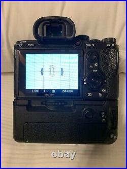 Sony Alpha 7III 24 MP Digital Camera Black Including Battery Grip & 4 Batt