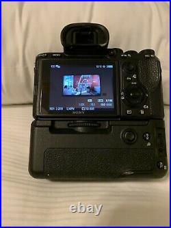 Sony Alpha 7III 24 MP Digital Camera Black Including Battery Grip & 4 Batt