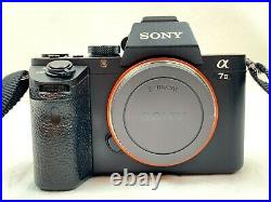Sony Alpha A7 II 24.3MP Digital Camera Black Body Only Box 3 batteries + charger