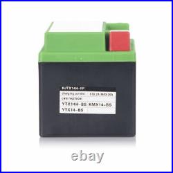 Sps Skyrich Lithium Ion Motorcycle Battery Replaces Ytx14-bs Hjtx14h-fp