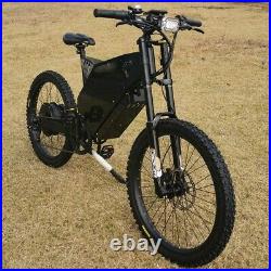 Stealth Bomber Electric Mountain EBike 72v 5000w full suspension 50mph MOTO SEAT